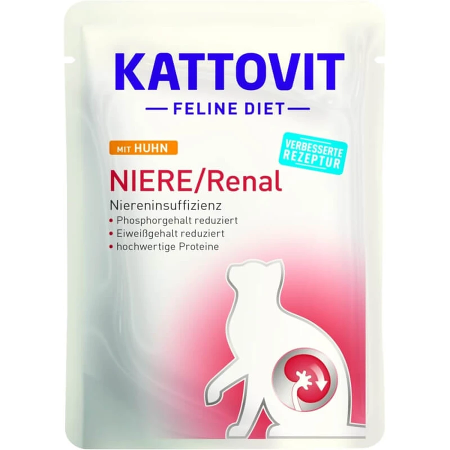 Kattovit Pate' renal chicken - natvoer voor nierkatten 85 gr.