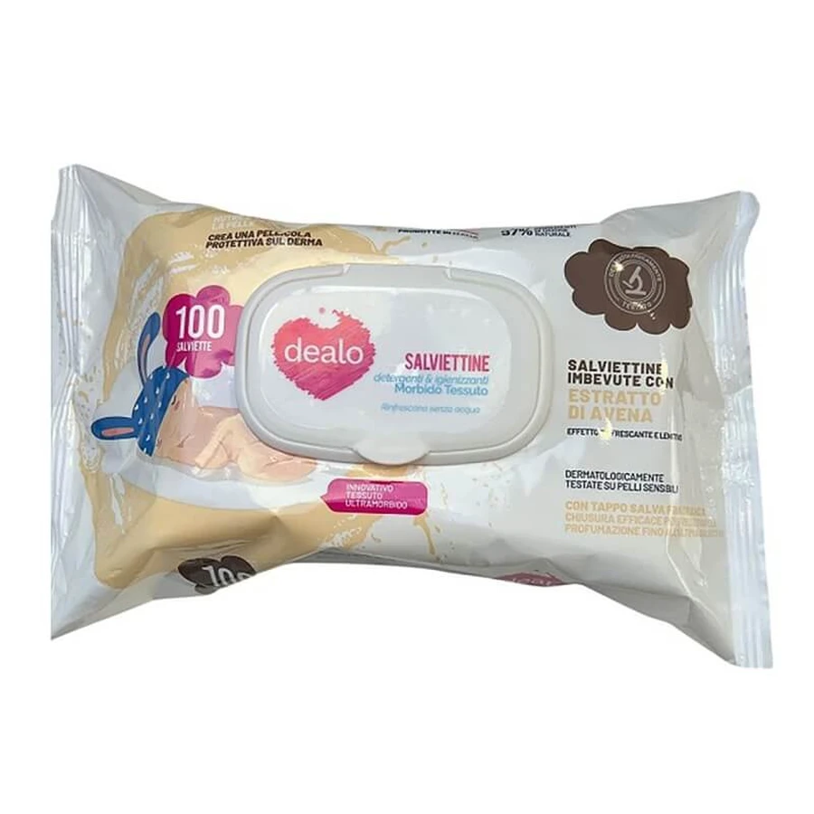 Dealo baby ultra haver - 100 zachte geweekte doekjes