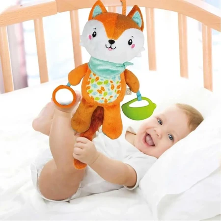 Clementoni Happy fox - peluche primeros meses 0m+