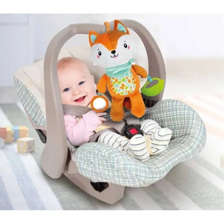 Clementoni Happy fox - peluche primeros meses 0m+