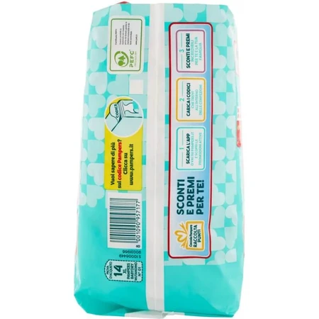 Pampers baby dry panty - 14 pañales talla 6 extra grande desde 15kg+