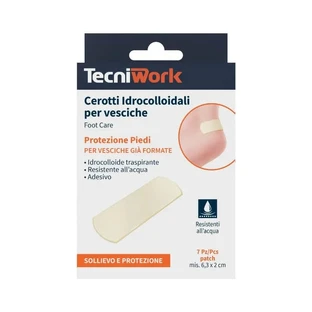 Tecniwork 7 hydrocolloid patches for foot blisters