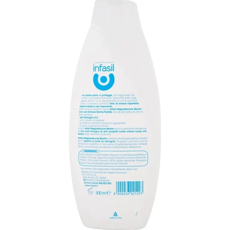 Infasil Neutral mild - gel bain et douche 500 ml