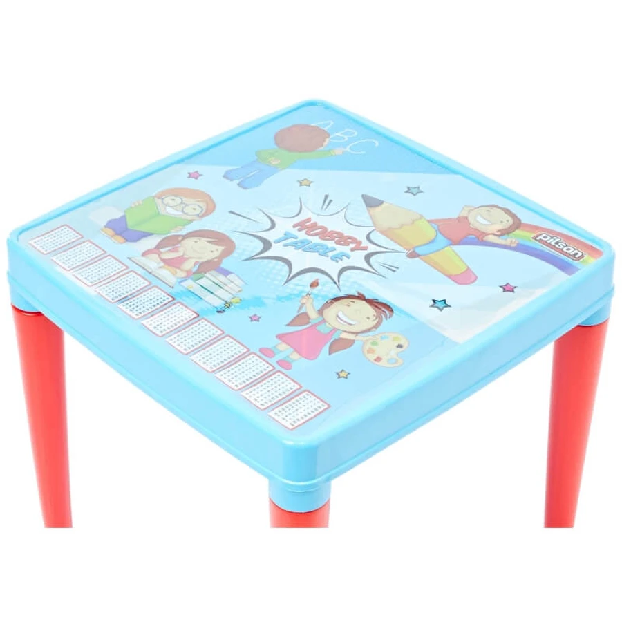 Pilsan Play and activity table with 2 chairs for children 3-5 years old