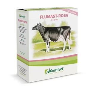 Apa-ct Greenvet flumast-roze 12 spuiten 10 ml