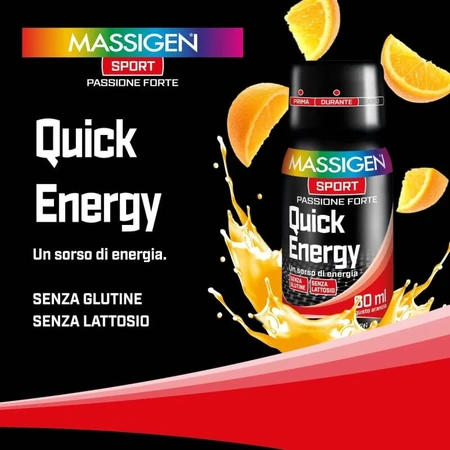 Massigen sport quick energy 60 ml - suplemento energizante