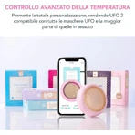 Foreo ufo 2 - dispositivo para el'uso de mascarilla inteligente - rosa perla