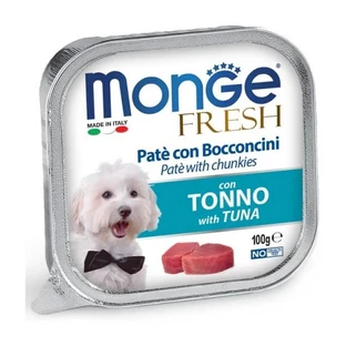 Monge Fresh pate with tuna morsels - food for small dogs 100 gr