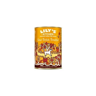 Lily's kitchen Groot Brits ontbijt hert - complete voeding voor kleine volwassen honden 400 gr