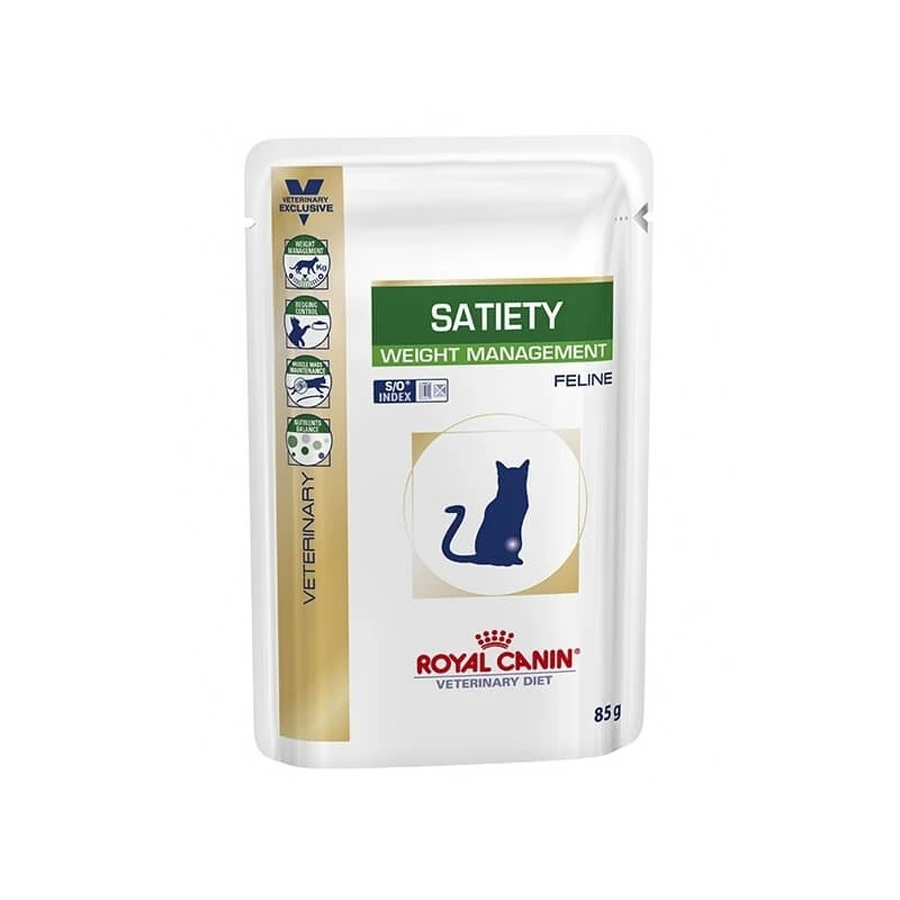Royal canin veterinary diet satiety - wet food for cats 12 pouches 85 g
