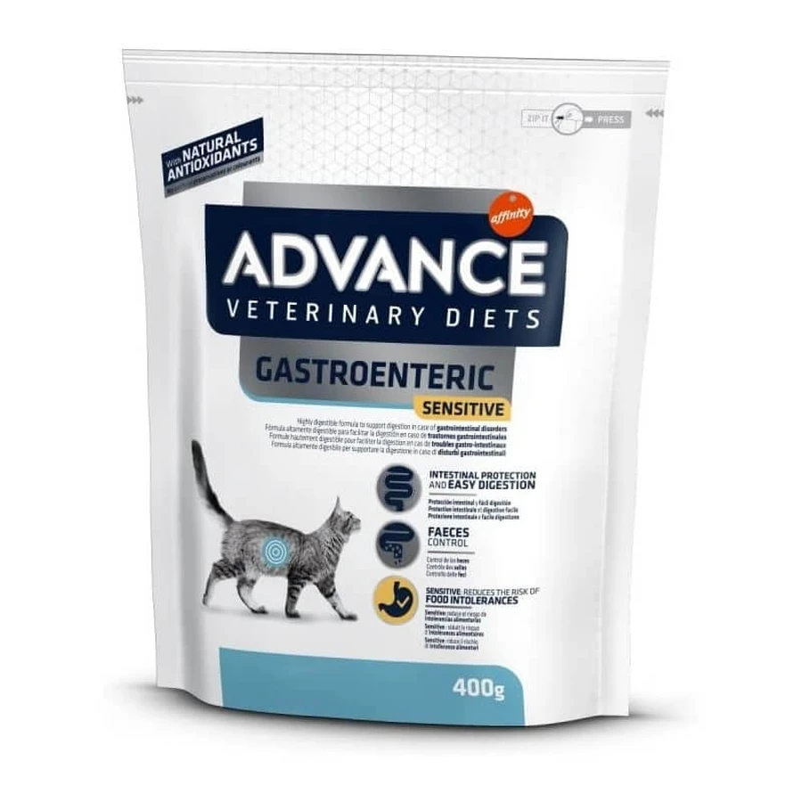 Advance Diets cat sensitive gastroenteric - diätetisches Alleinfuttermittel für Katzen mit Magen-Darm-Erkrankungen 400 gr.