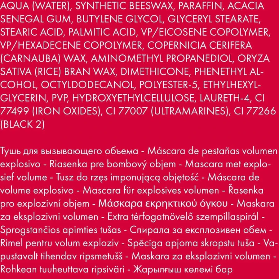 Pupa vamp! explosieve wimpers - mascara nr. 110 explosief zwart