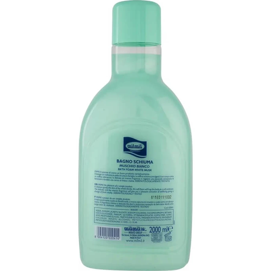 Mil mil weißer Moschus - Badeschaum 2 lt