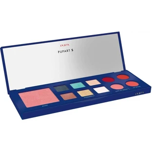 Pupa s - make-up palette for face, eyes and lips makeup no. 004 blue