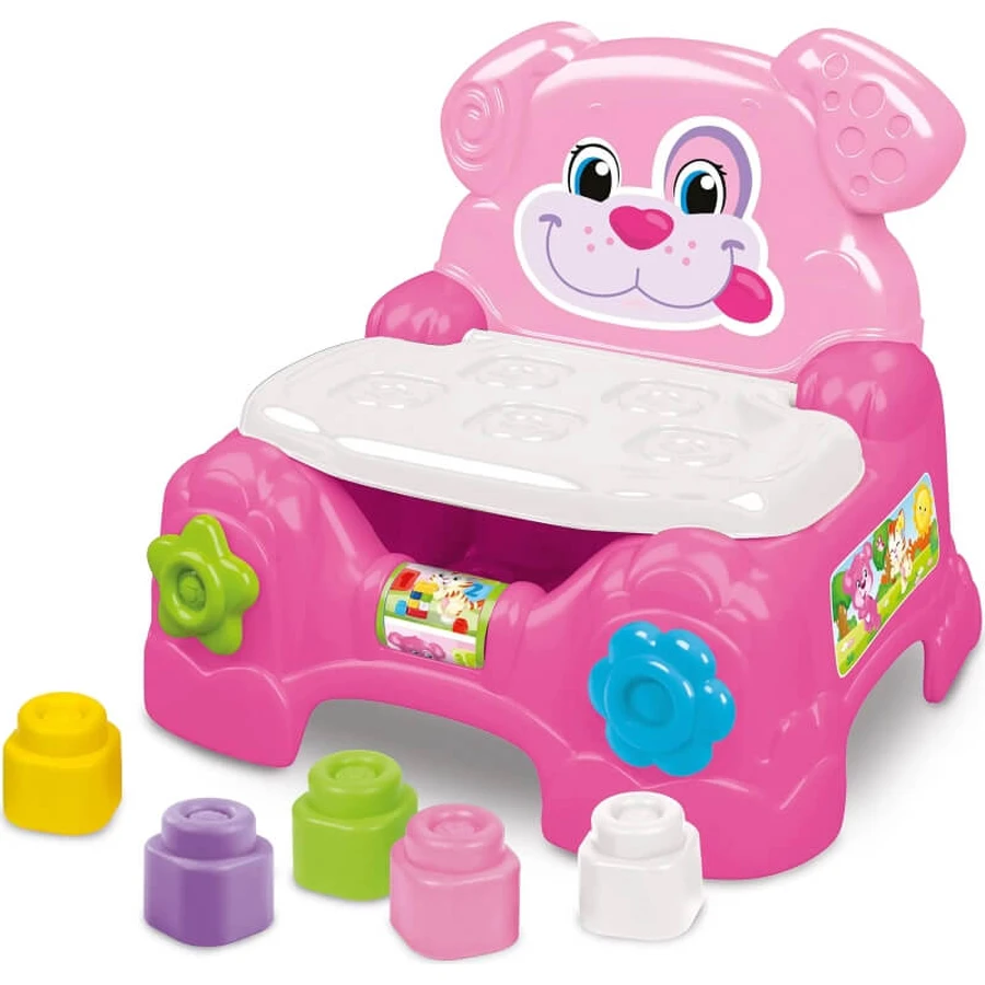 Clementoni Baby clemmy fauteuil porte brique bébé fille 10-36 mois