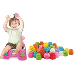 Clementoni Baby clemmy fauteuil porte brique bébé fille 10-36 mois