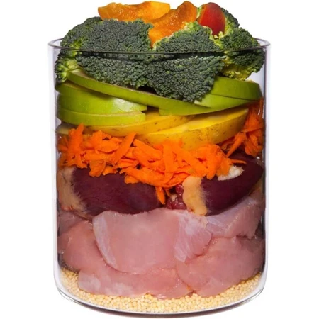Terra canis Classic kalkoen met broccoli, peer en aardappelen - volledige voeding voor volwassen honden 800 gr