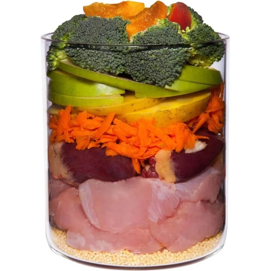 Terra canis Classic kalkoen met broccoli, peer en aardappelen - volledige voeding voor volwassen honden 800 gr