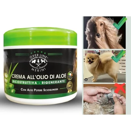 Merini maurizio Over line - crema reconstructiva all'aceite de aloe para perros y gatos 500 ml