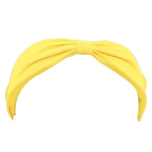 Ib moda pelo diadema amarillo neón