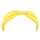 Ib moda pelo diadema amarillo neón