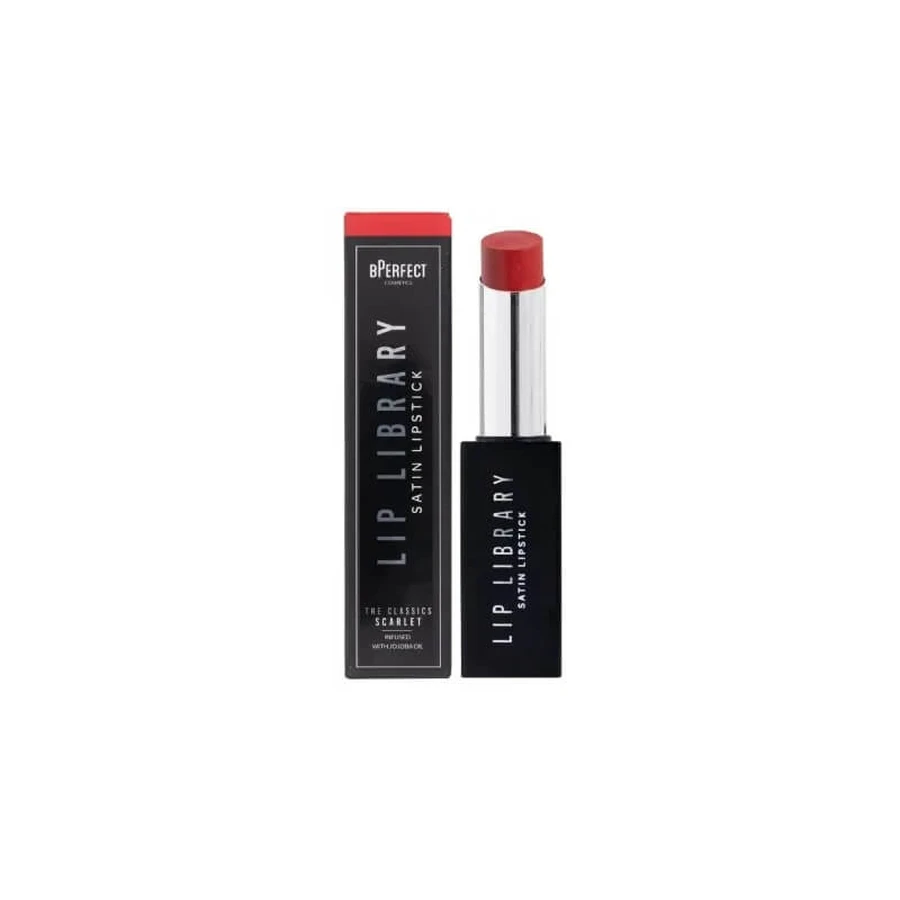 Bperfect Lip library satinierter Lippenstift - Scharlachrot