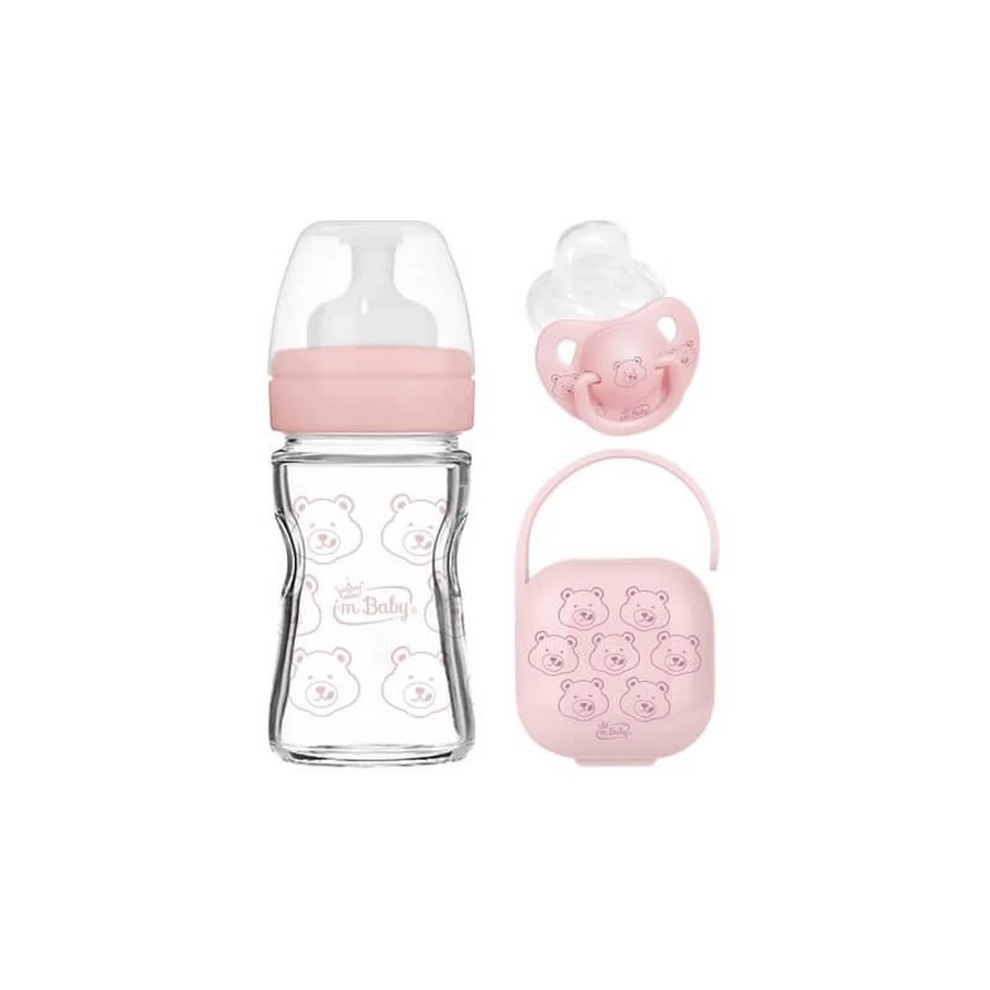 I'm baby Welcome Geschenkset zur Geburt - rosa