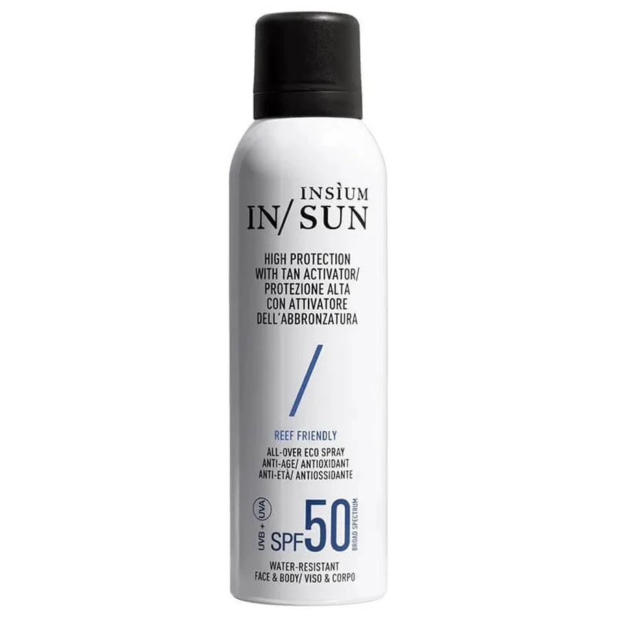Insium Sunscreen 50 spf spray in/sun dell'tan high protection 150 ml