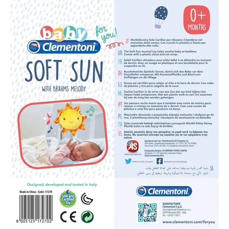 Clementoni Soft sun - music box