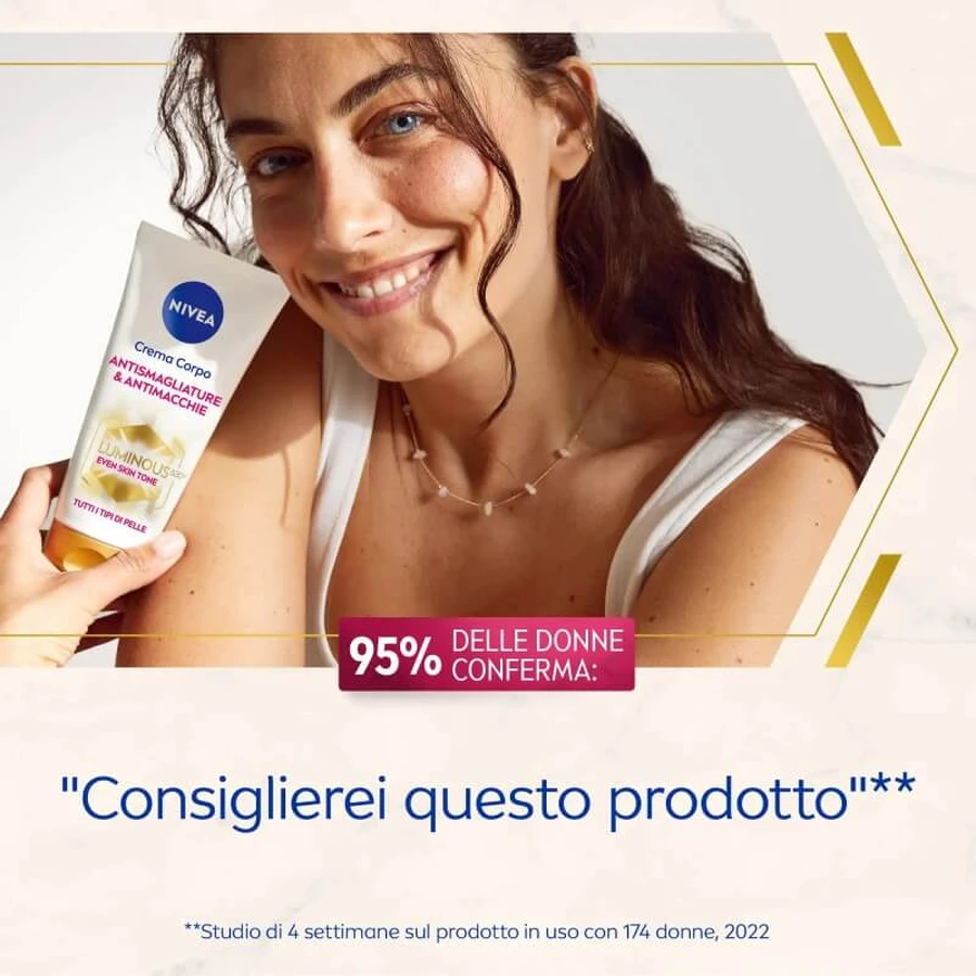 Nivea luminous 360 - anti-stretchamp & ; anti-spot body cream 200 ml