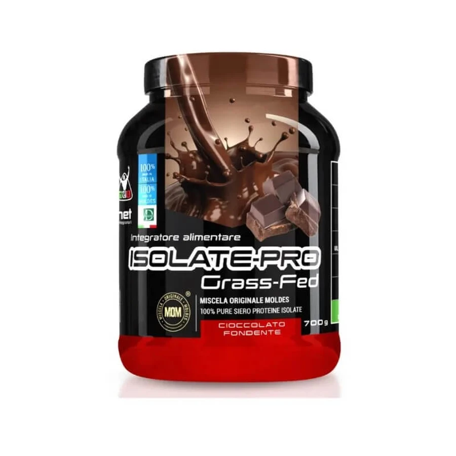 Moldes net supplements isolate-pro fat-fed dark chocolate - protein powder supplement 700 gr.