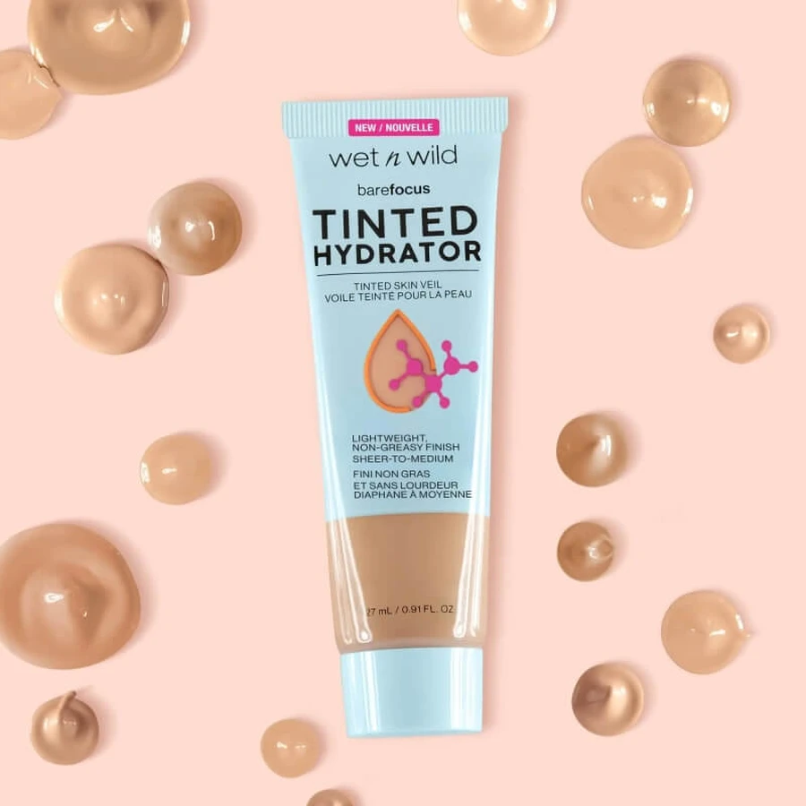 Wet n wild Bare focus getinte hydraterende huid sluier - getinte vochtinbrengende crème nr. 4063e licht medium