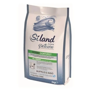 Aurora biopharma Siland dermocortipet buffalo and rice - Alleinfuttermittel für ausgewachsene Hunde mit Unverträglichkeiten 12 kg