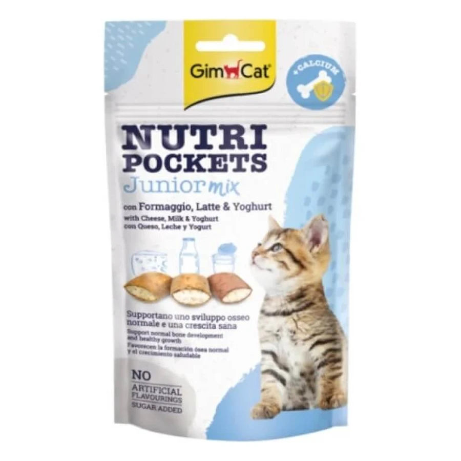 Gimborn Gimcat - nutri pockets junior mix snack for kittens 60 gr.
