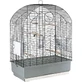 Ferplast Viola - cage pour perruches et calopsittes avec toit arrondi, grillage en métal peint et tiroir coulissant