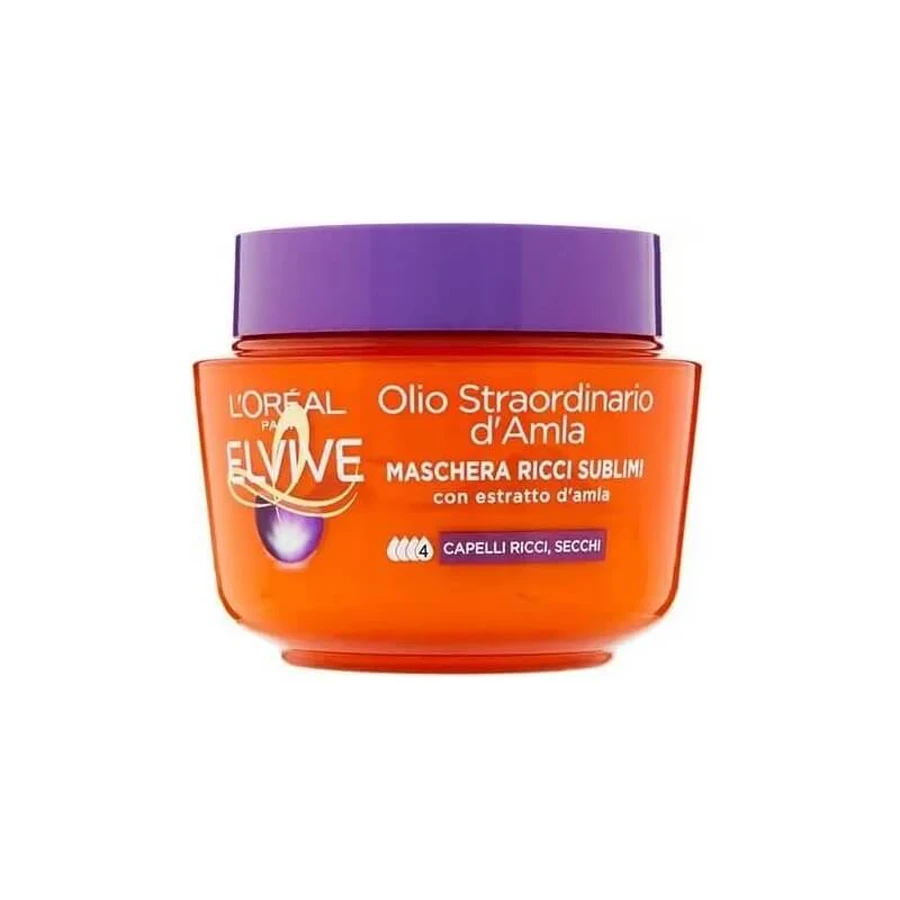Elvive Extraordinary Oil - subliem krullenmasker voor droog en krullend haar 300 ml
