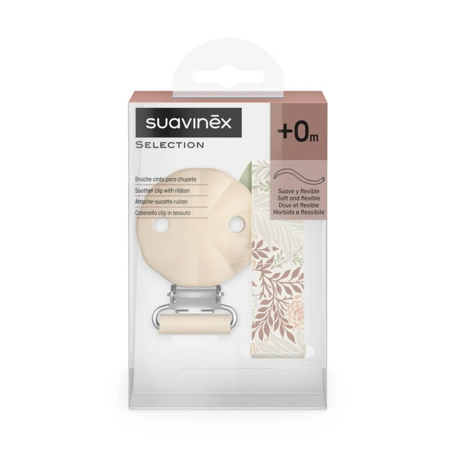 Suavinex poëzie - neutrale stof clip 0 maanden +
