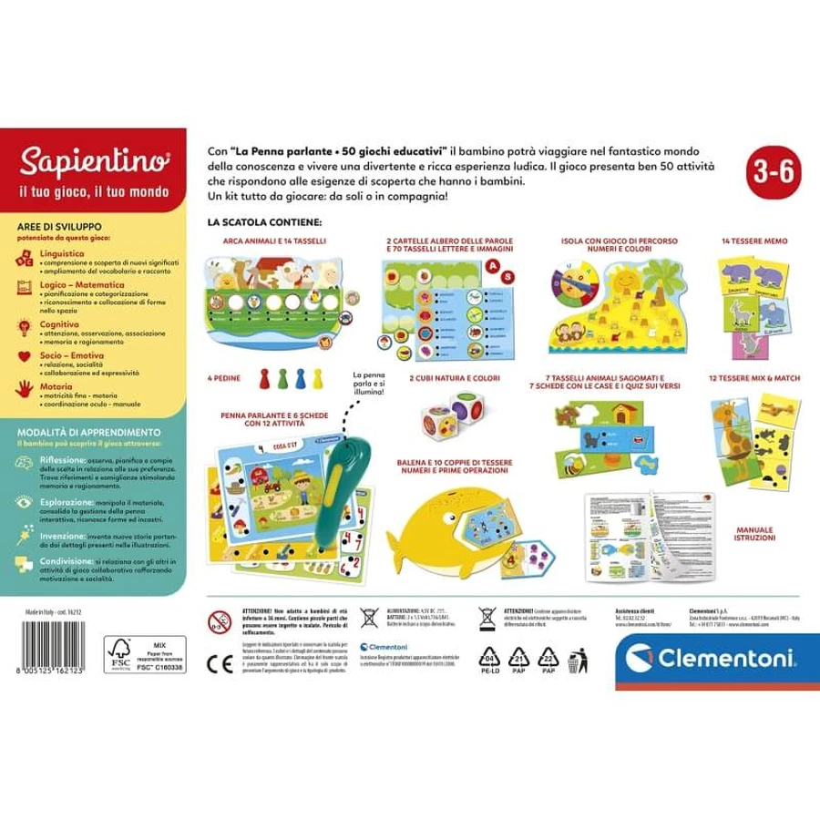 Clementoni Sapientino - de interactieve pen 50 spellen