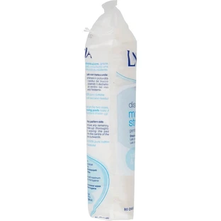 Lycia Katoenen make-up remover voor gezicht en ogen - 80 pads