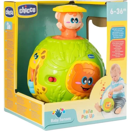 Chicco speelbal pop up groen