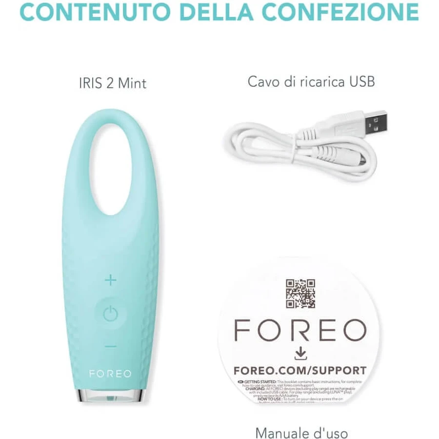 Foreo iris 2 - masajeador ocular - menta