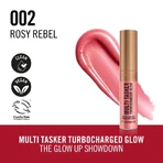 Rimmel multi tasker turbocharged glow - liquid illuminant no. 002 rosy rebel