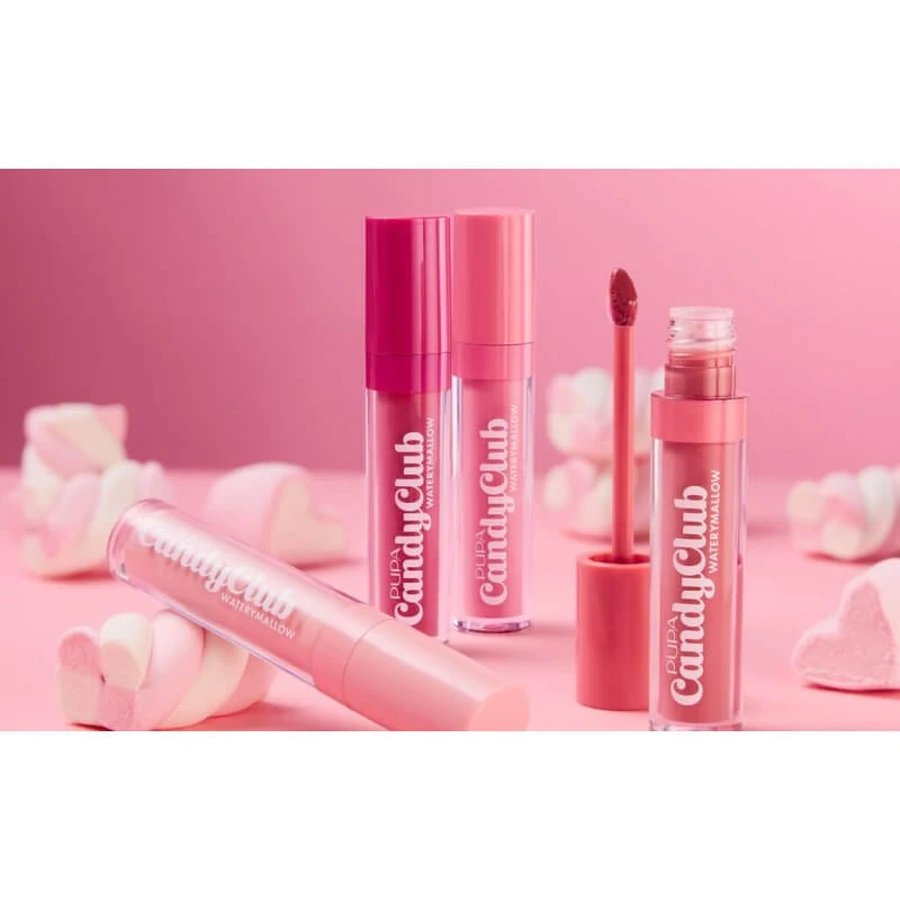 Pupa candy club waterymallow - labial liqui-balm no. 002 chicle