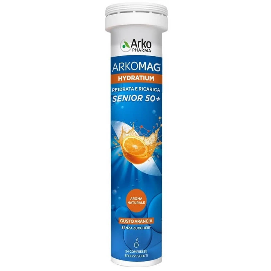 Arkomag hydratum senior 50 + Orangengeschmack 24 Brausetabletten - Rehydratationsergänzung