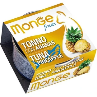 Monge Fruits tonijn en ananas - natvoer voor katten 24 blikjes 80 g