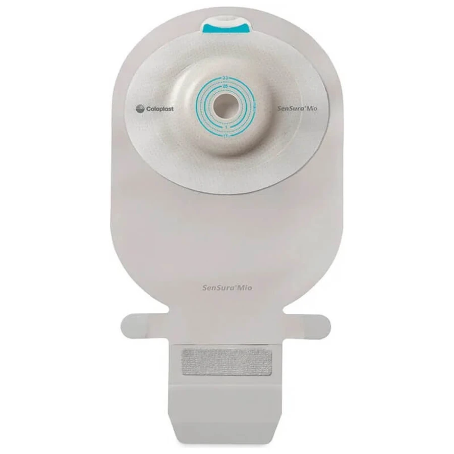 Sensura mio convex light - open pouch with adhesive plate #16426 bore 15-33 mm 470 ml