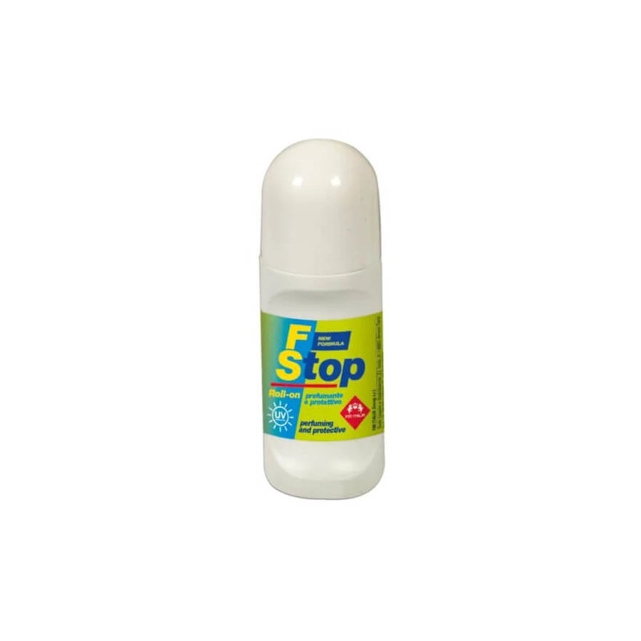 Fm italia Flai stop - roll-on perfumado para caballos de deporte con aceites esenciales de citronela y geranio 50 ml