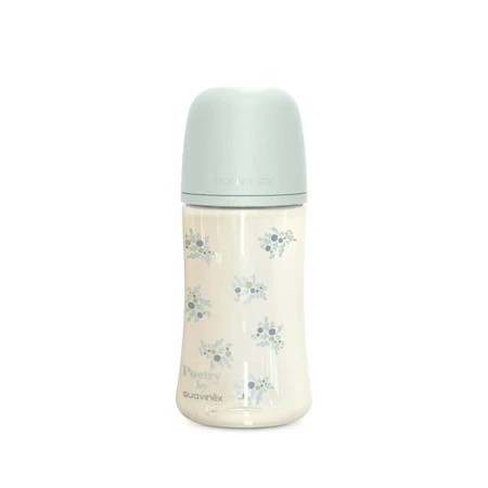 Suavinex poetry - babyfles cadeauset lichtblauw