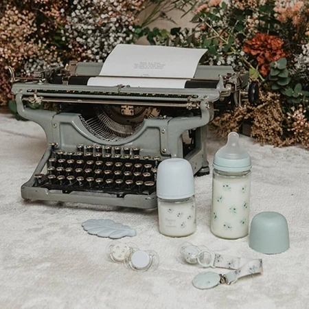 Suavinex poetry - babyfles cadeauset lichtblauw