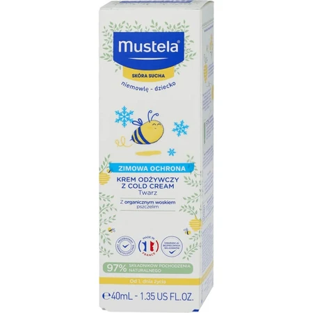 Mustela nährende Cold Cream Gesichtscreme für trockene Haut 40 ml